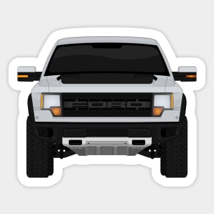 Raptor Ingot silver +hood decal Sticker